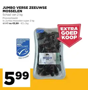 Jumbo Jumbo Verse Zeeuwse Mosselen aanbieding