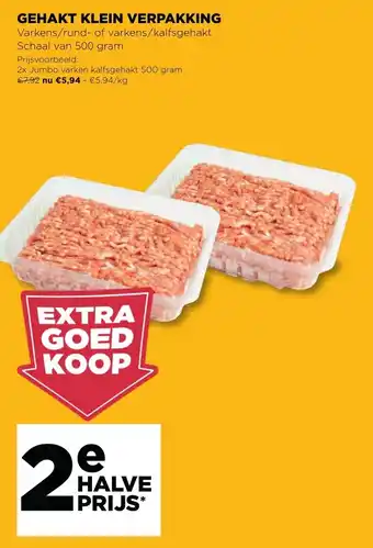 Jumbo Gehakt Klein Verpakking aanbieding