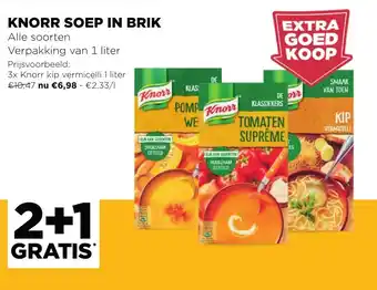 Jumbo Knorr Soep in Brik aanbieding