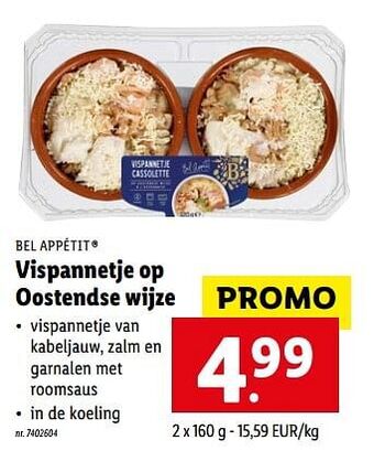 Lidl Vispannetje op oostendse wijze aanbieding