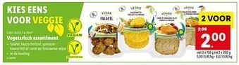 Lidl Vegetarisch assortiment aanbieding