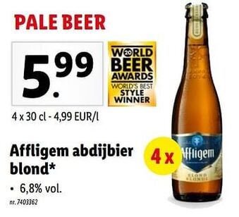 Affligem abdijbier blond