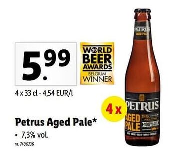 Petrus aged pale