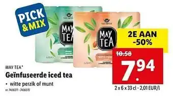 Lidl Geïnfuseerde iced tea aanbieding