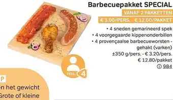 Bon Ap Barbecuepakket special 350g aanbieding