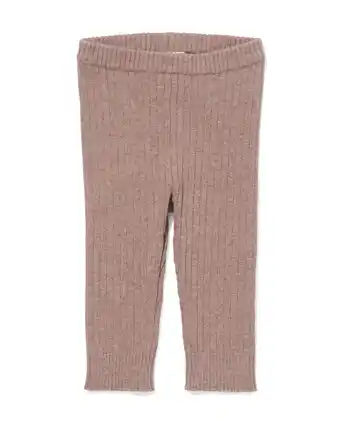 HEMA Hema newborn rib legging bruin (bruin) aanbieding