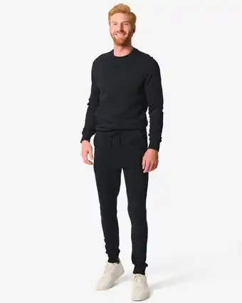 Hema herensweatbroek zwart (zwart)