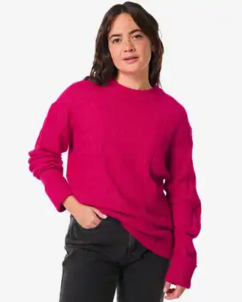 HEMA Hema damestrui gebreid vicky roze (roze) aanbieding