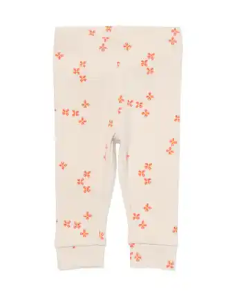 HEMA Hema baby legging rib ecru (ecru) aanbieding