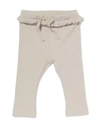 HEMA Hema baby legging rib lichtgrijs (lichtgrijs) aanbieding