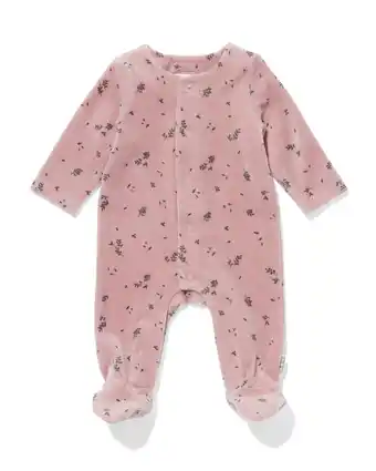 HEMA Hema newborn boxpak met voetjes mauve (mauve) aanbieding