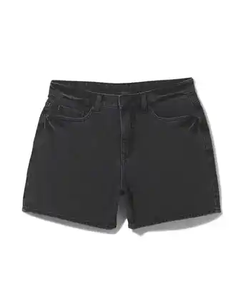 Hema dames denim short zwart (zwart)
