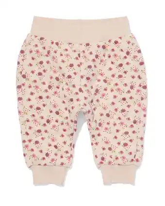 HEMA Hema baby broek gewatteerd ecru (ecru) aanbieding