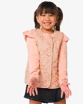 HEMA Hema kinder gilet gewatteerd multicolor (multicolor) aanbieding