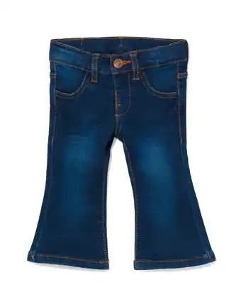 HEMA Hema baby denim flared blauw (blauw) aanbieding