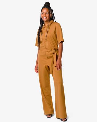 HEMA Hema dames jumpsuit wendy bruin (bruin) aanbieding