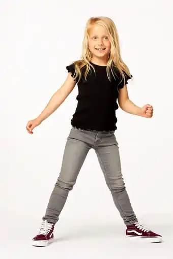 HEMA Hema kinder jeans skinny fit grijs (grijs) aanbieding