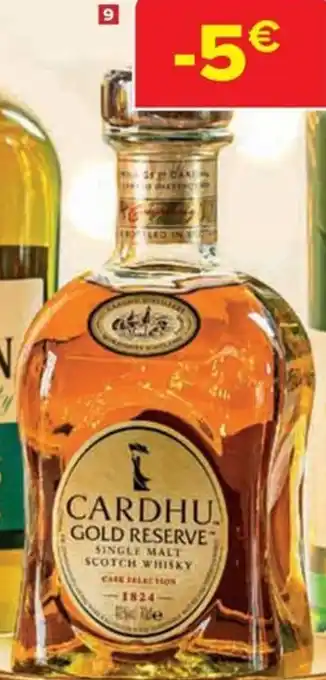 Carrefour Cardhu Gold Reserve Whisky 40% 70cl aanbieding