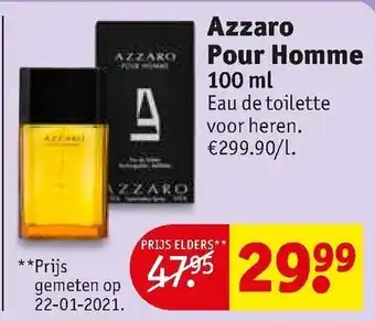 Kruidvat Azzaro Pour Home 100ml aanbieding