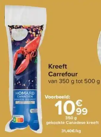 Carrefour Kreeft Carrefour 350 g aanbieding