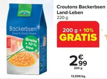 Land-Leben Croutons Backerbsen 220g