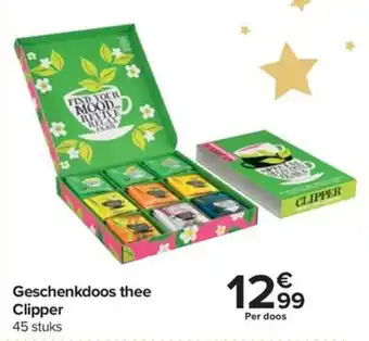 Carrefour Clipper Geschenkdoos thee aanbieding