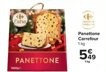 Carrefour Panettone Carrefour 1 kg aanbieding