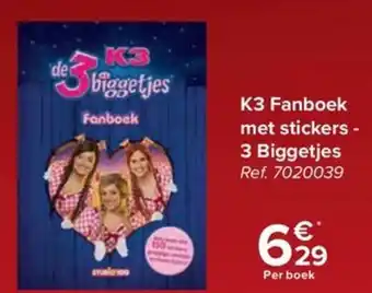K3 Fanboek met stickers  3 Biggetjes