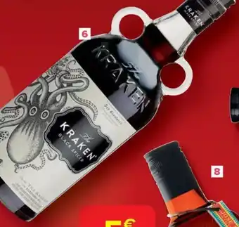 Black Spiced The Kraken Rum 40% 70cl