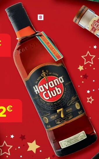 Carrefour Havana Club Bruine Rum 38% 70cl aanbieding