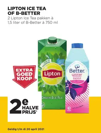 Jumbo Lipton Ice tea of b-Better aanbieding