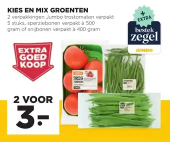 Jumbo Kies en Mix groenten aanbieding