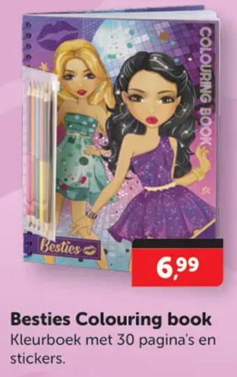 Boekenvoordeel Besties Colouring book aanbieding