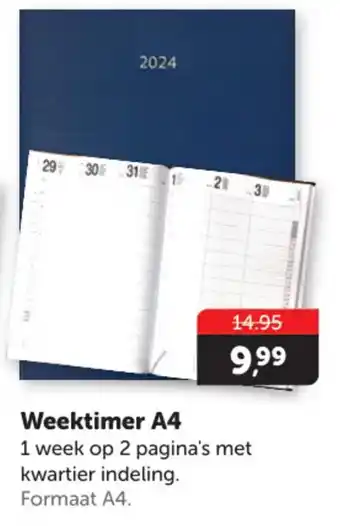 Weektimer A4