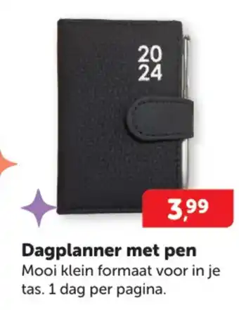 Boekenvoordeel Dagplanner met pen aanbieding