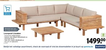 GAMMA Loungeset Lissabon aanbieding