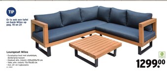 GAMMA Loungeset milos aanbieding