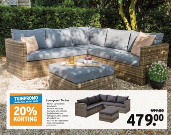 GAMMA Loungeset Torino aanbieding