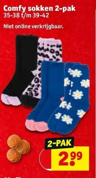 Kruidvat Comfy sokken 2-pak aanbieding
