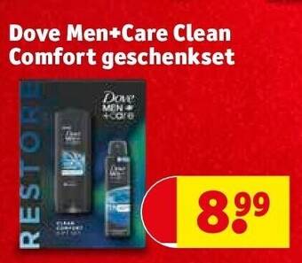 Kruidvat Dove men+care clean comfort geschenkset aanbieding