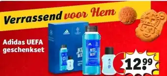 Kruidvat Adidas uefa geschenkset aanbieding