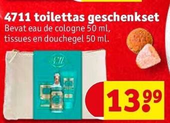 Kruidvat 4711 toilettas geschenkset aanbieding