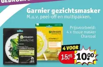 Garnier gezichtsmasker