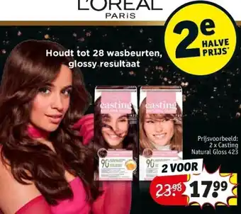 Kruidvat Casting natural gloss 423 aanbieding