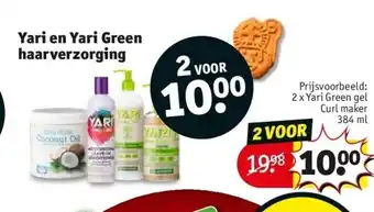 Kruidvat Yari en yari green haarverzorging aanbieding