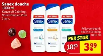 Kruidvat Sanex douche aanbieding