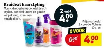 Kruidvat Kruidvat haarstyling aanbieding