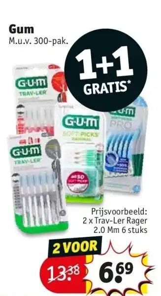 Kruidvat Gum aanbieding