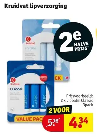 Kruidvat Kruidvat lipverzorging aanbieding