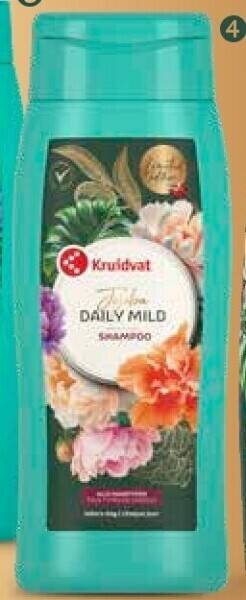 Kruidvat Daily mild shampoo 500 ml aanbieding